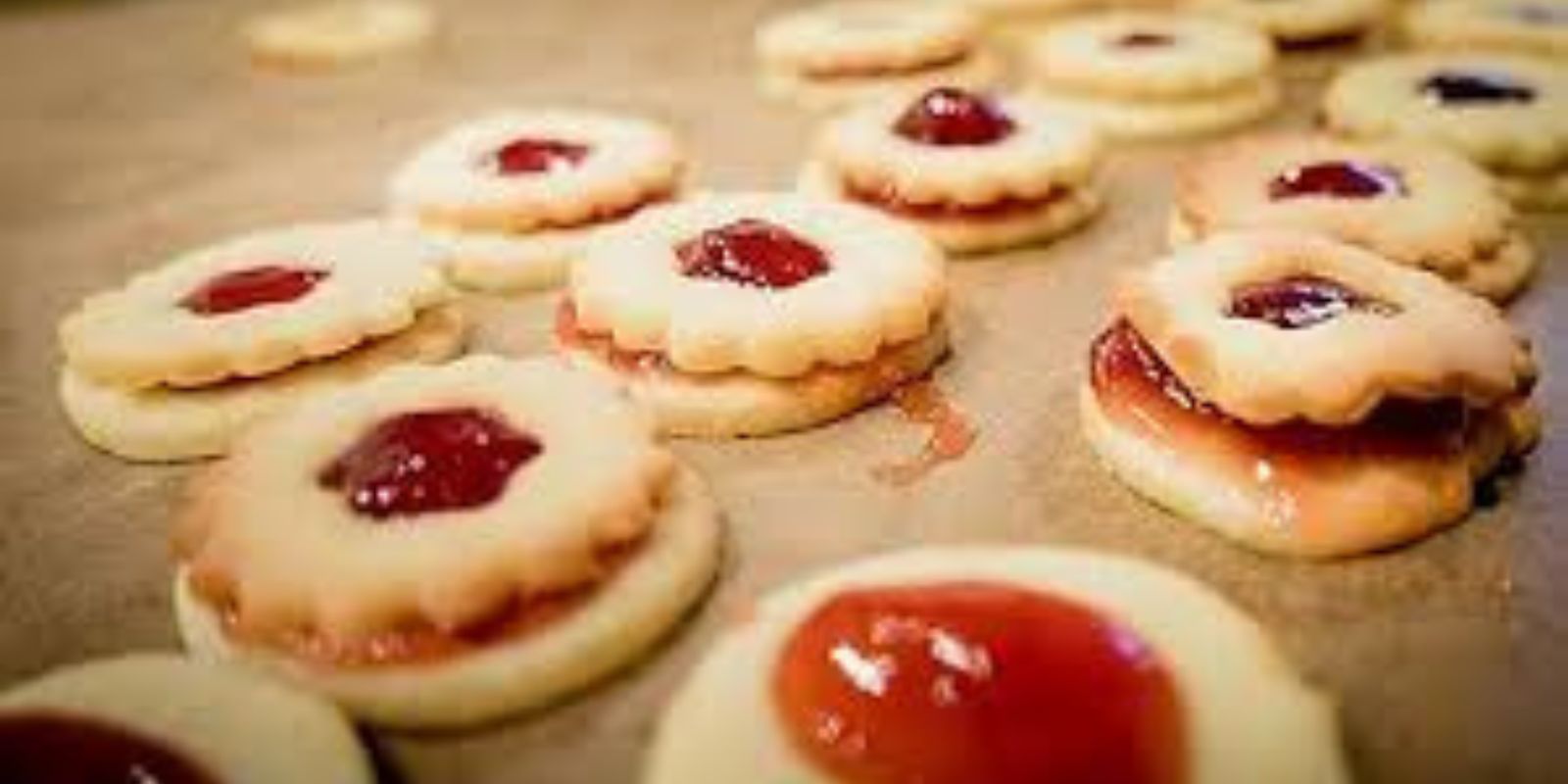 Das beste Rezept für Mürbeteigplätzchen mit Marmelade