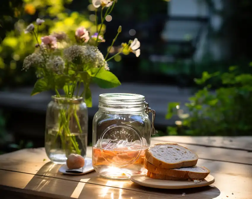 Sämlinge mit Brot pflegen