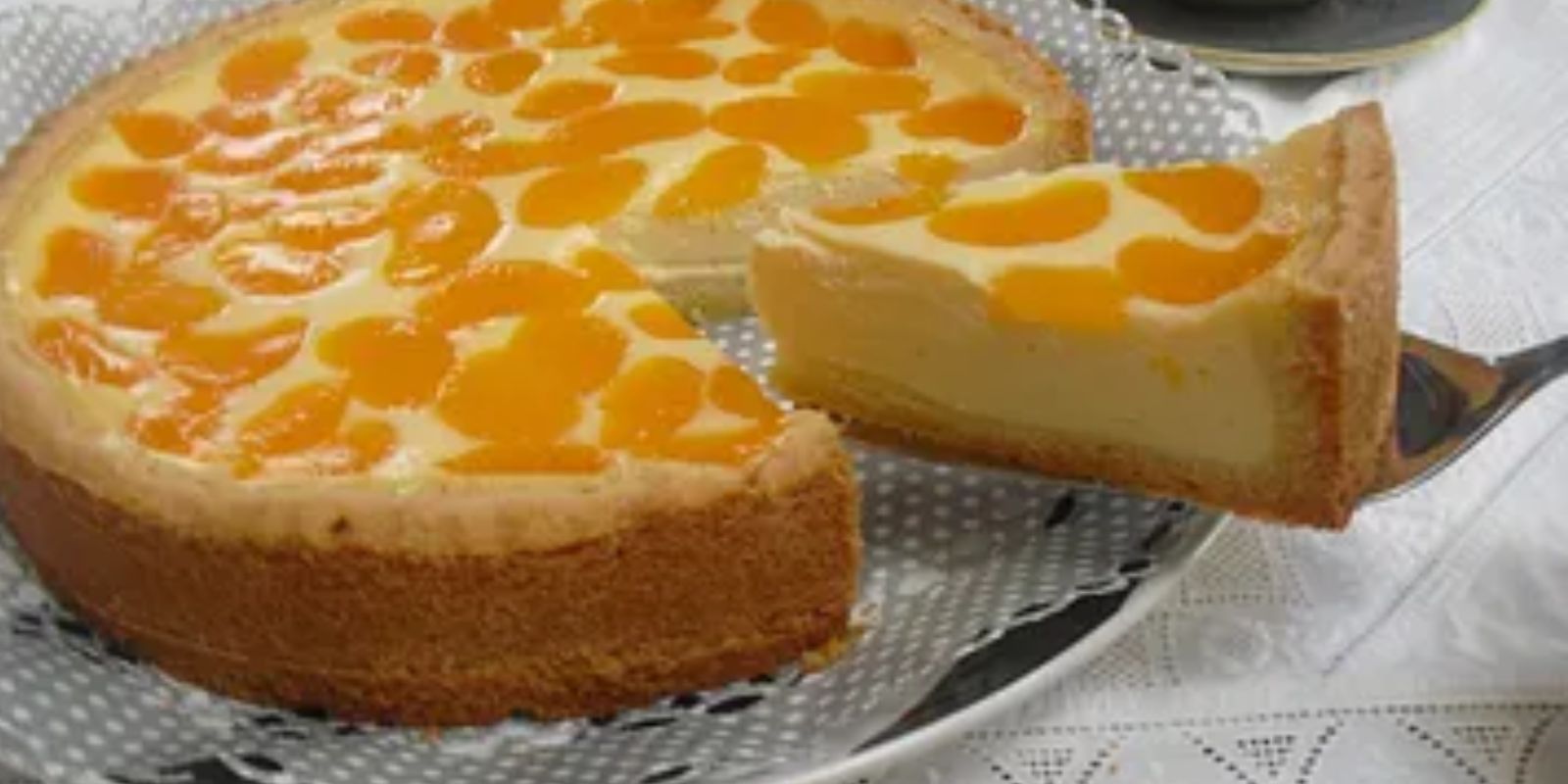 Dieser weihnachtliche Käsekuchen ohne Boden