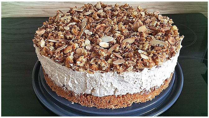 EISKAFFEE SAHNE TORTE, EIN HAMMA REZEPT