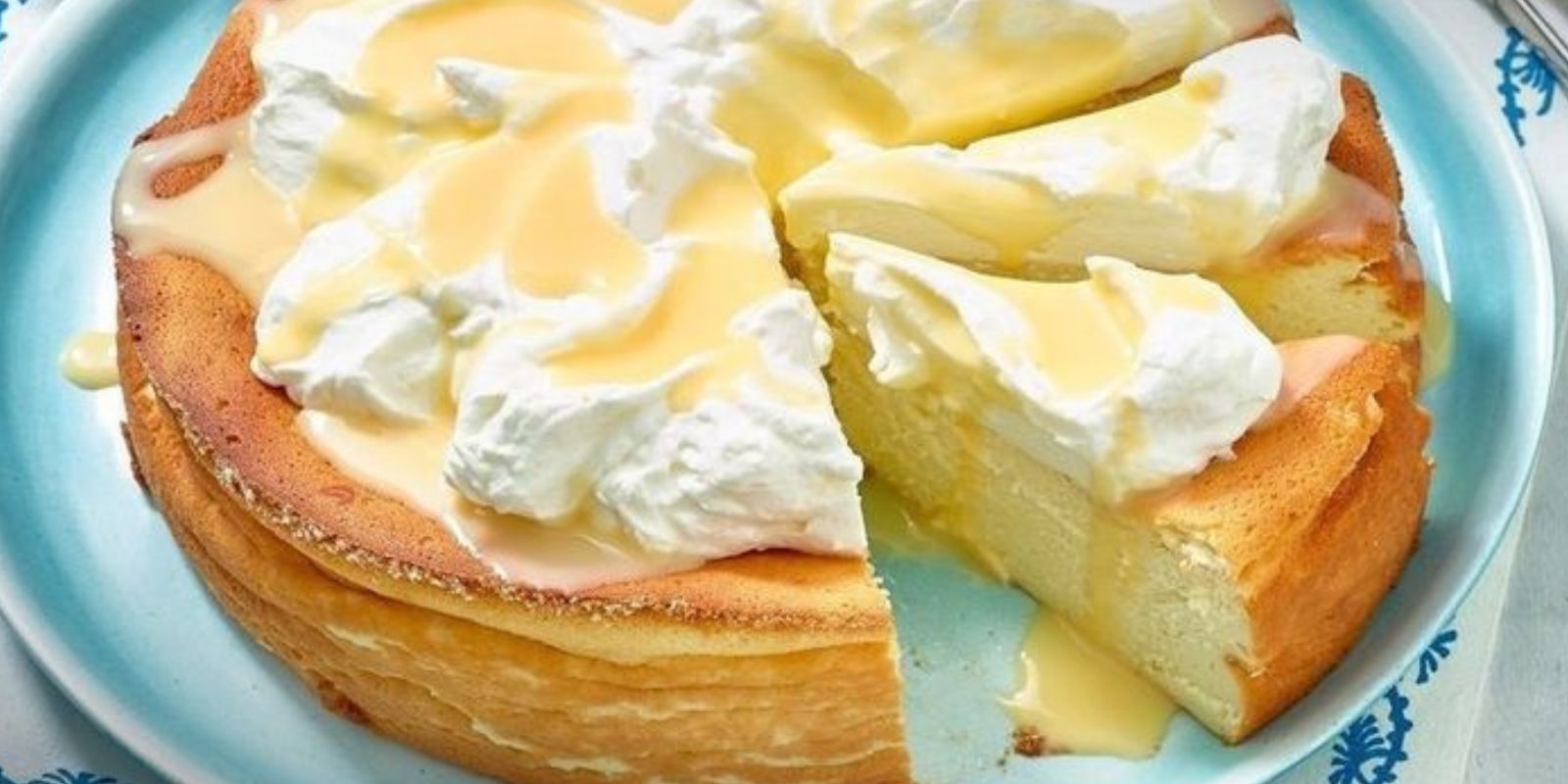 Eierlikör Käsekuchen ohne Boden