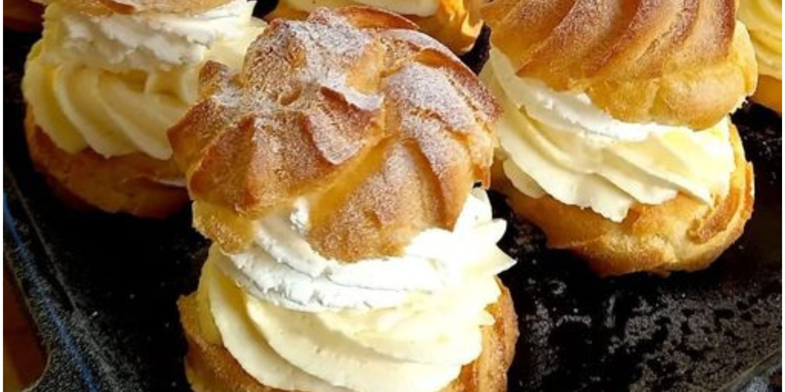 Einfach Fantastisch, Windbeutel mit Vanillecreme Sahne Füllung