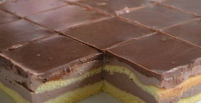 Einfache pudding wurfel