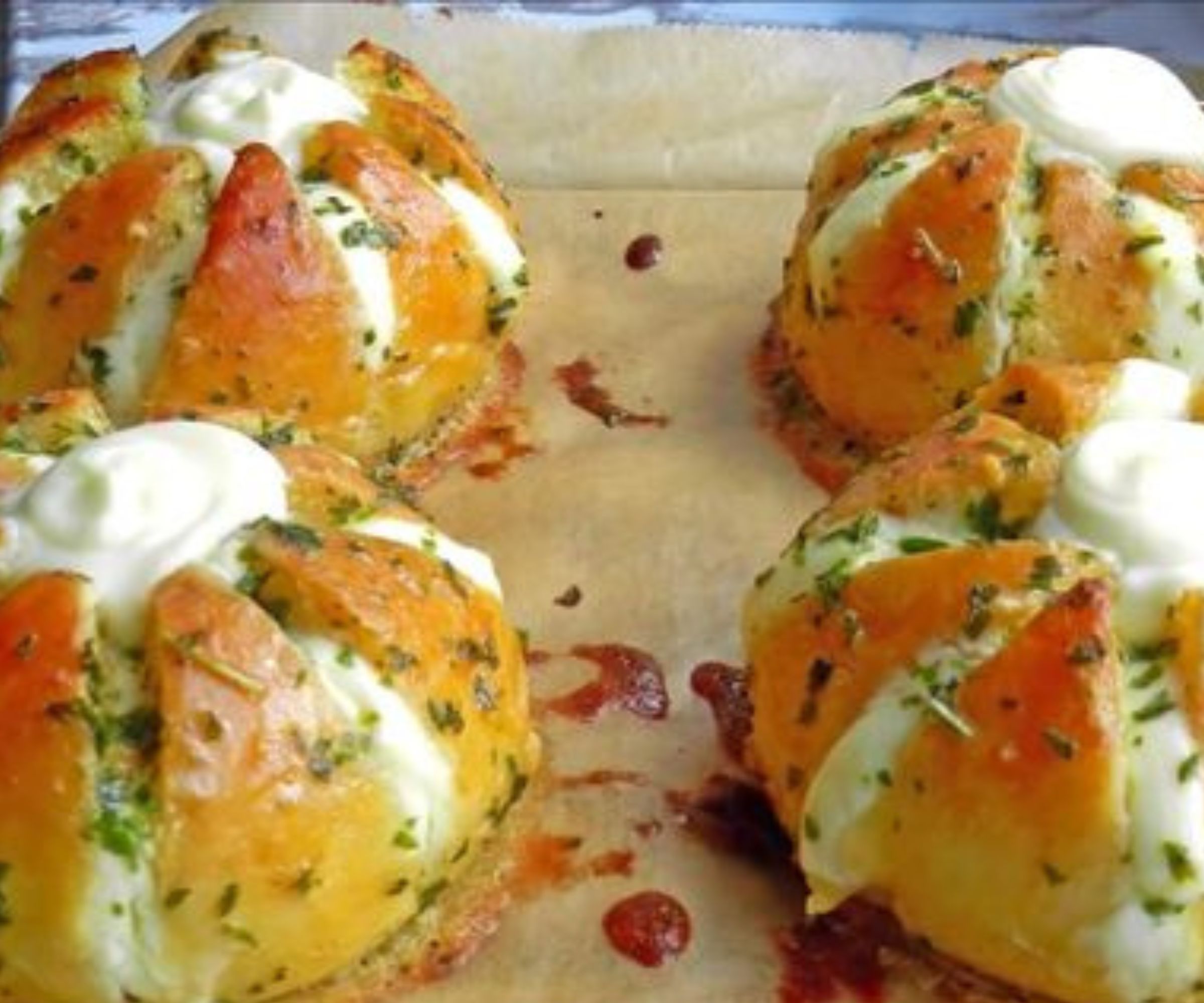 Einzigartige Köstlichkeit: Frischkäse-Knoblauchbrot