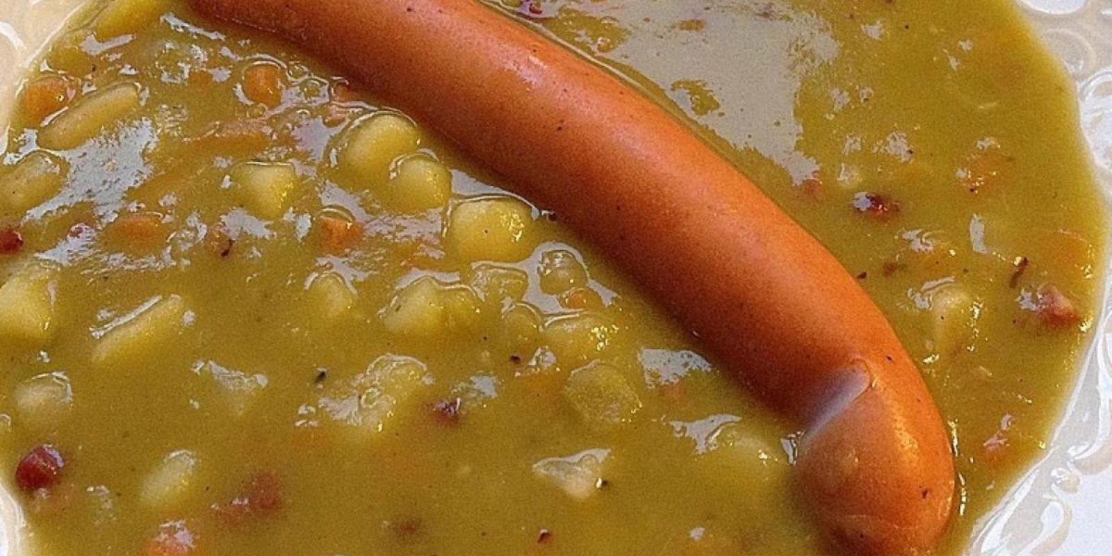 Erbseneintopf nach Bundeswehrart