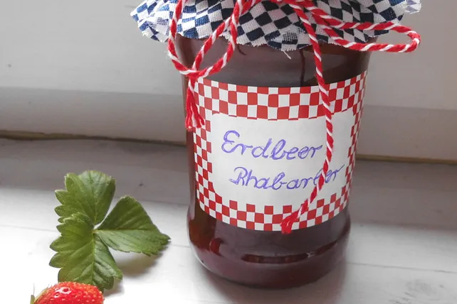 Erdbeer – Rhabarber – Marmelade
