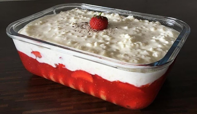 Erdbeer Milchreis Tiramisu