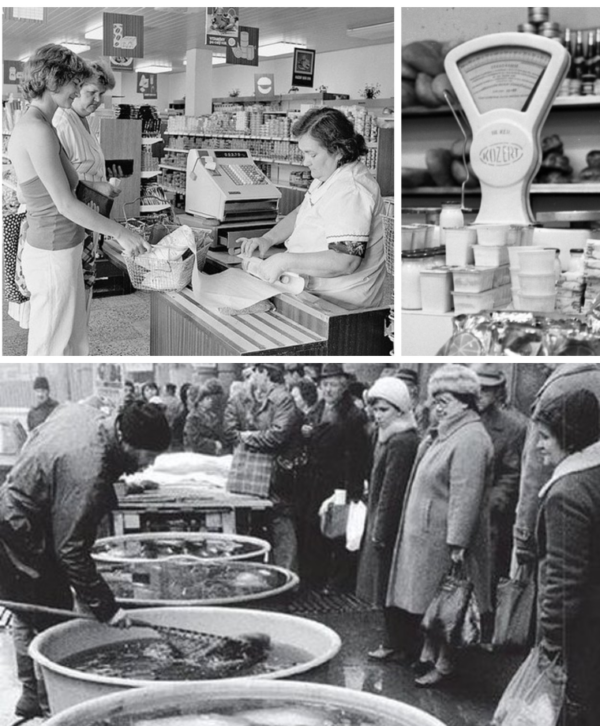 Erinnern Sie sich an diese Zeiten? So haben wir in den 70er und 80er Jahren eingekauft und so sahen die Geschäfte aus!