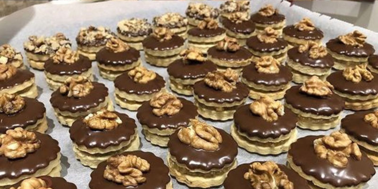 Fantastiche Ischler Törtchen mit Nussfüllung, einfach der Wahnsinn!