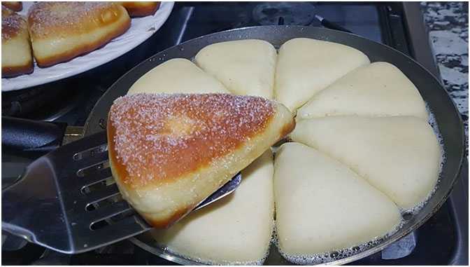 Fantastische Quark-Fächer mit Zimtzucker aus der Pfanne !