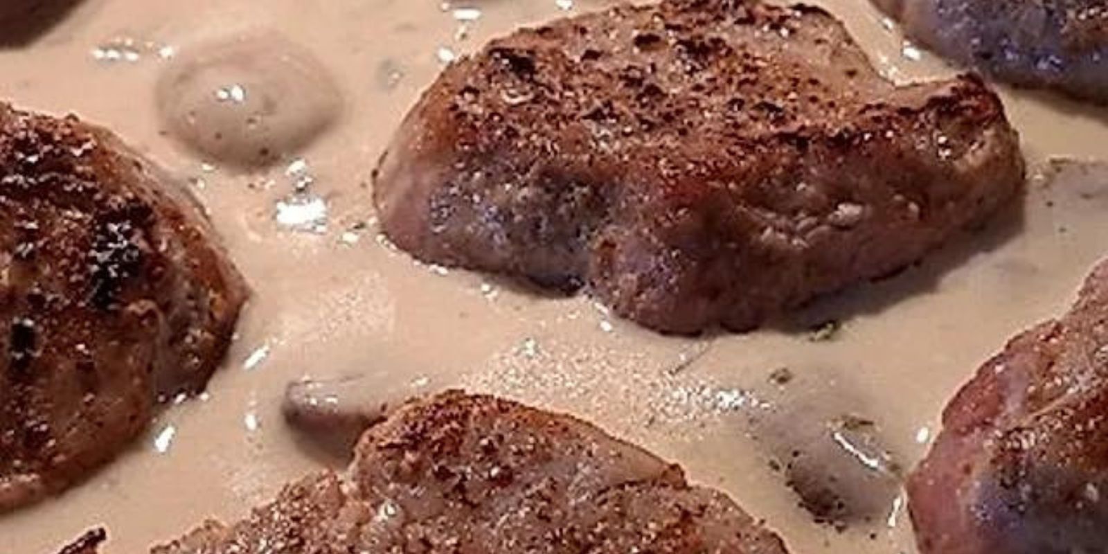 Filetbraten in Frischkäse Senfsauce