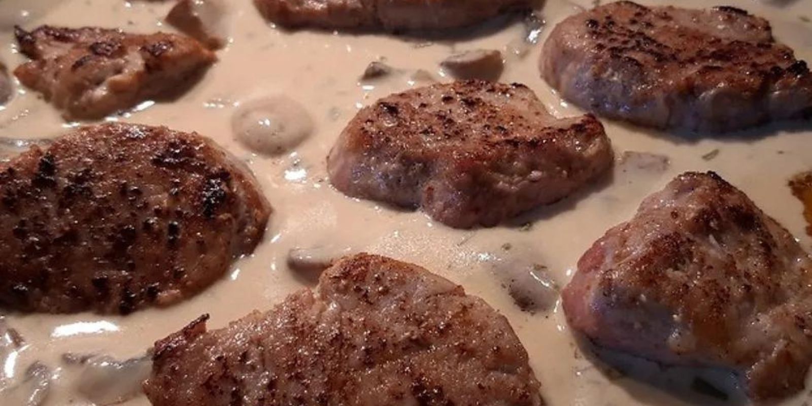 Filetbraten in Frischkäse Senfsauce