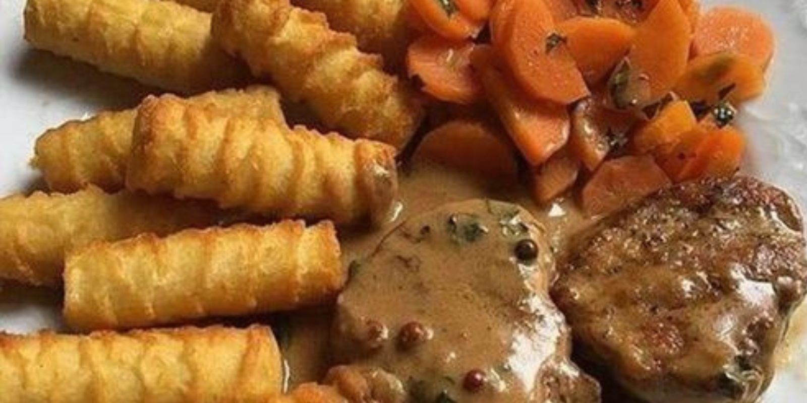 Filetbraten in Frischkäse Senfsauce