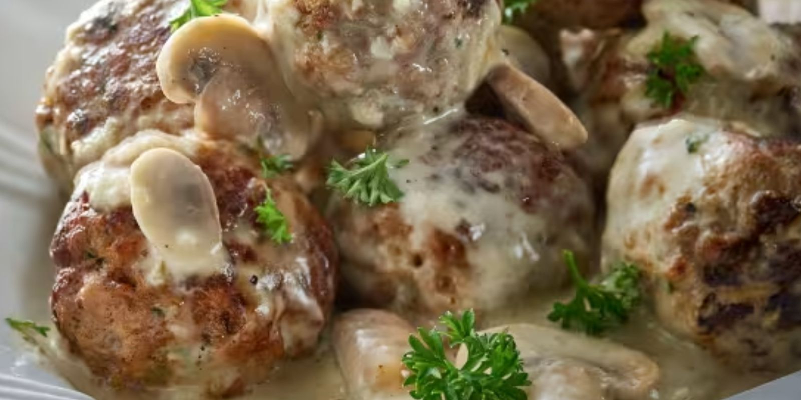 Fleischbällchen mit Pilzen