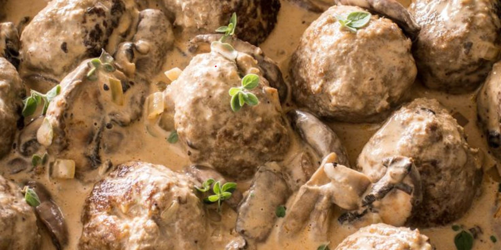 Fleischbällchen mit Pilzen