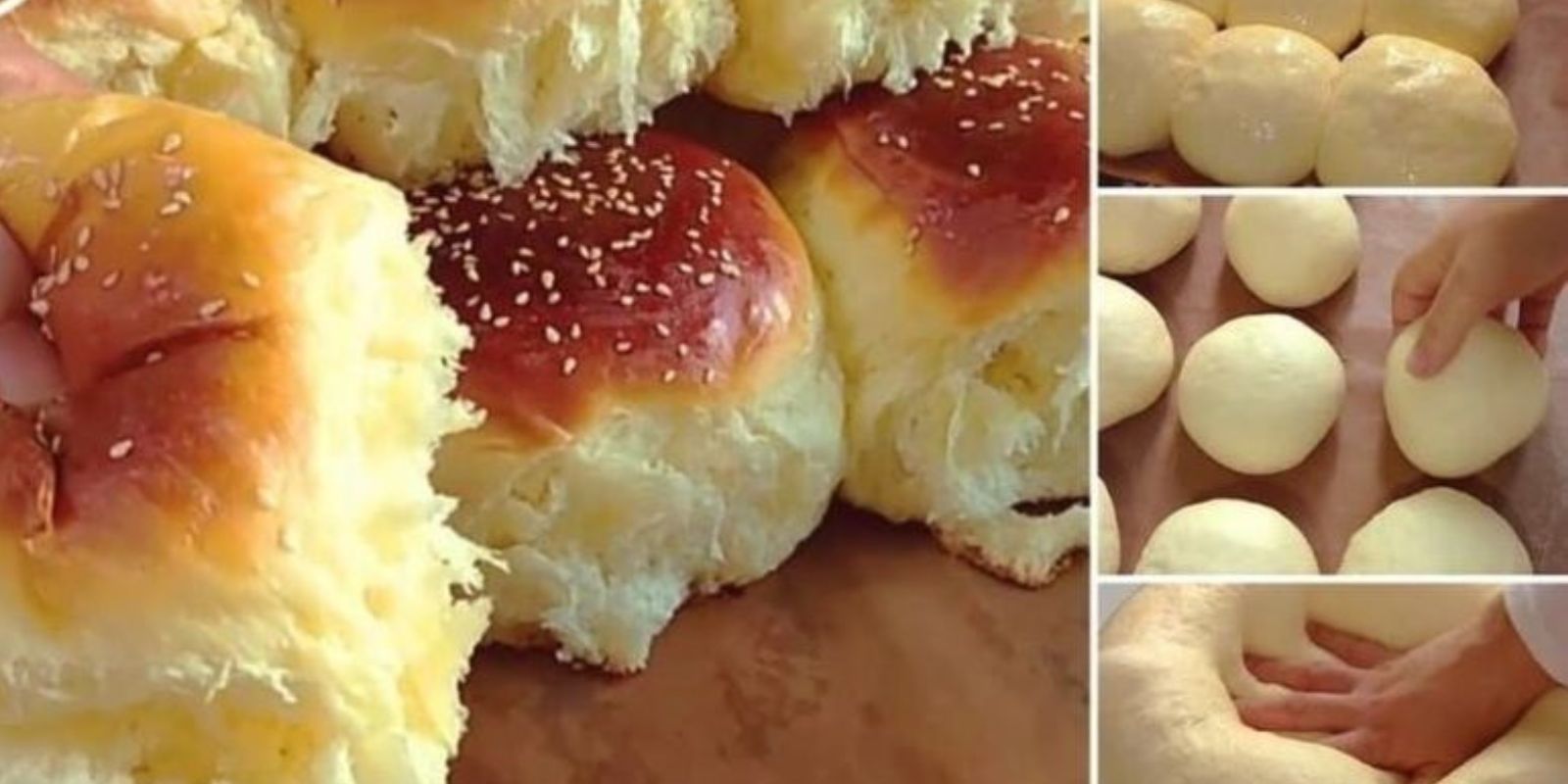 Fluffige Milchbrötchen wie vom Bäcker!