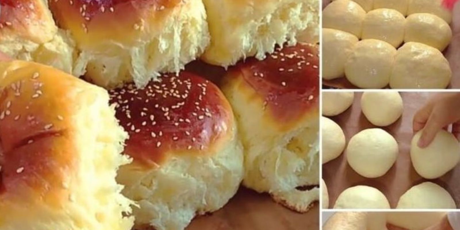 Fluffige Milchbrötchen wie vom Bäcker!