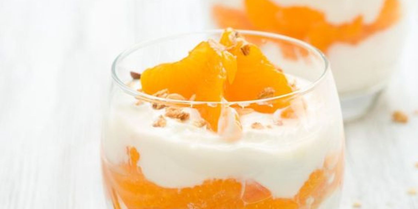 Fruchtiges Mandarinen-Pudding-Dessert