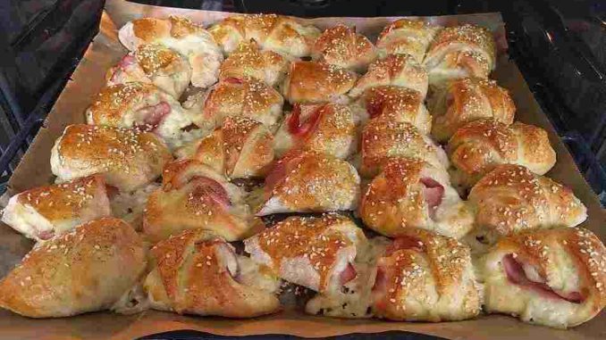 GOUDA HÖRNCHEN MIT SCHINKEN