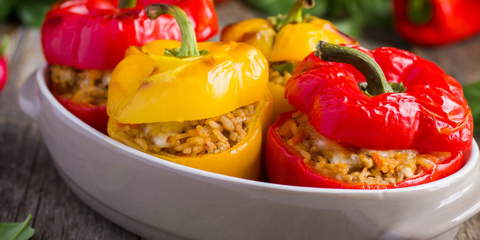 Gefüllte Paprikaschoten