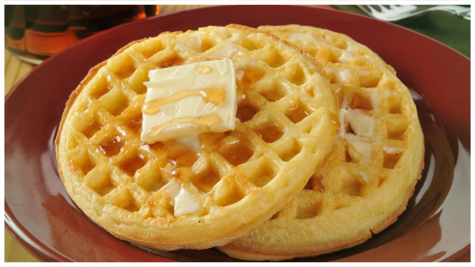 Geheimes Waffelrezept reicht für ca. 30 Waffeln