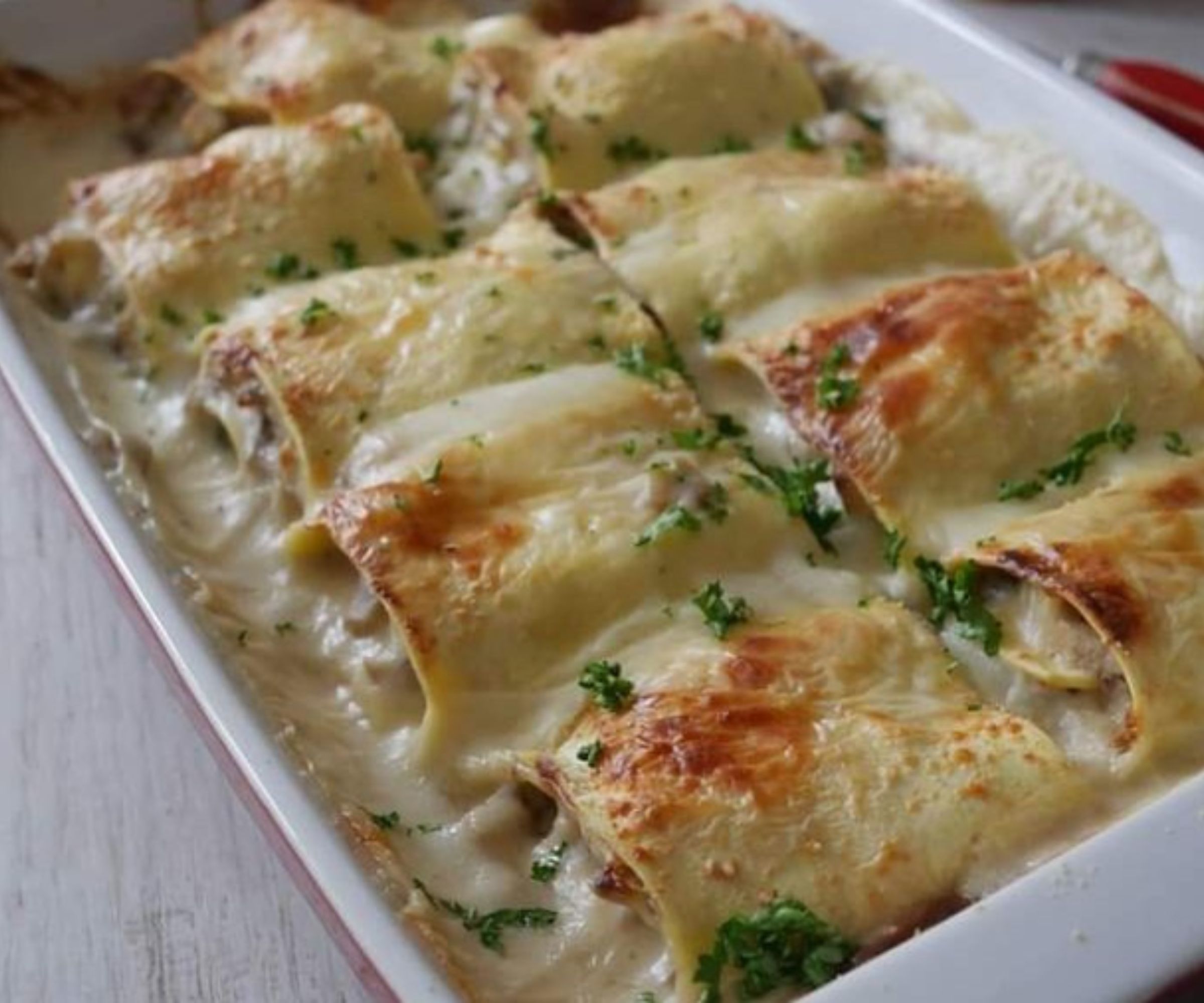 Gerollte Lasagne mit Schinken und Pilzen: Ein kreatives Twist auf den Klassiker