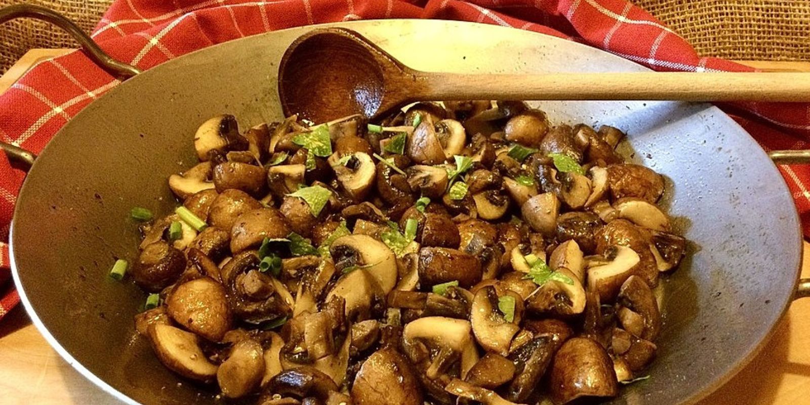 Geröstete Knoblauchpilze