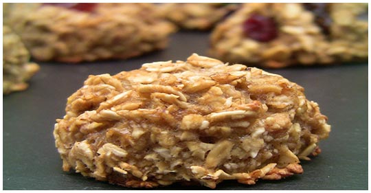 Gesunde Kekse aus Haferflocken, ohne Zucker, Mehl und Fett