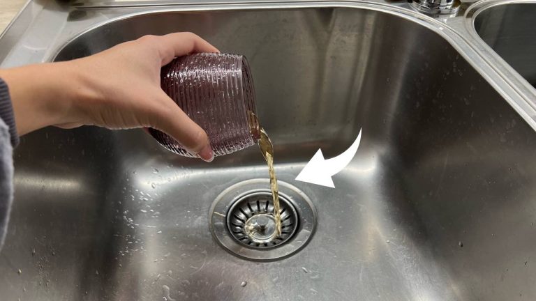 Gießen Sie 1 Glas Essig in die Spüle, tun Sie es einmal im Monat: es ist sehr wichtig