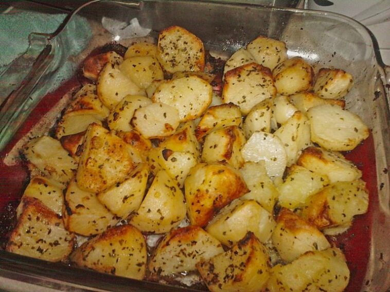 Griechische Knoblauchkartoffeln, einfach und super lecker!