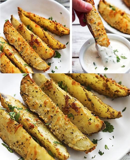 Griechische Knoblauchkartoffeln, einfach und super lecker!