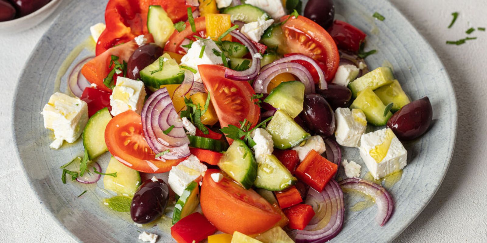 Griechischer Bauernsalat der beste Salat