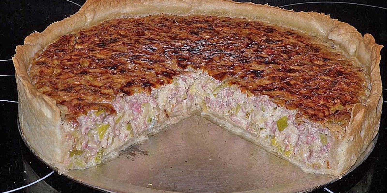 Hack-Lauch-Torte mit Gorgonzola