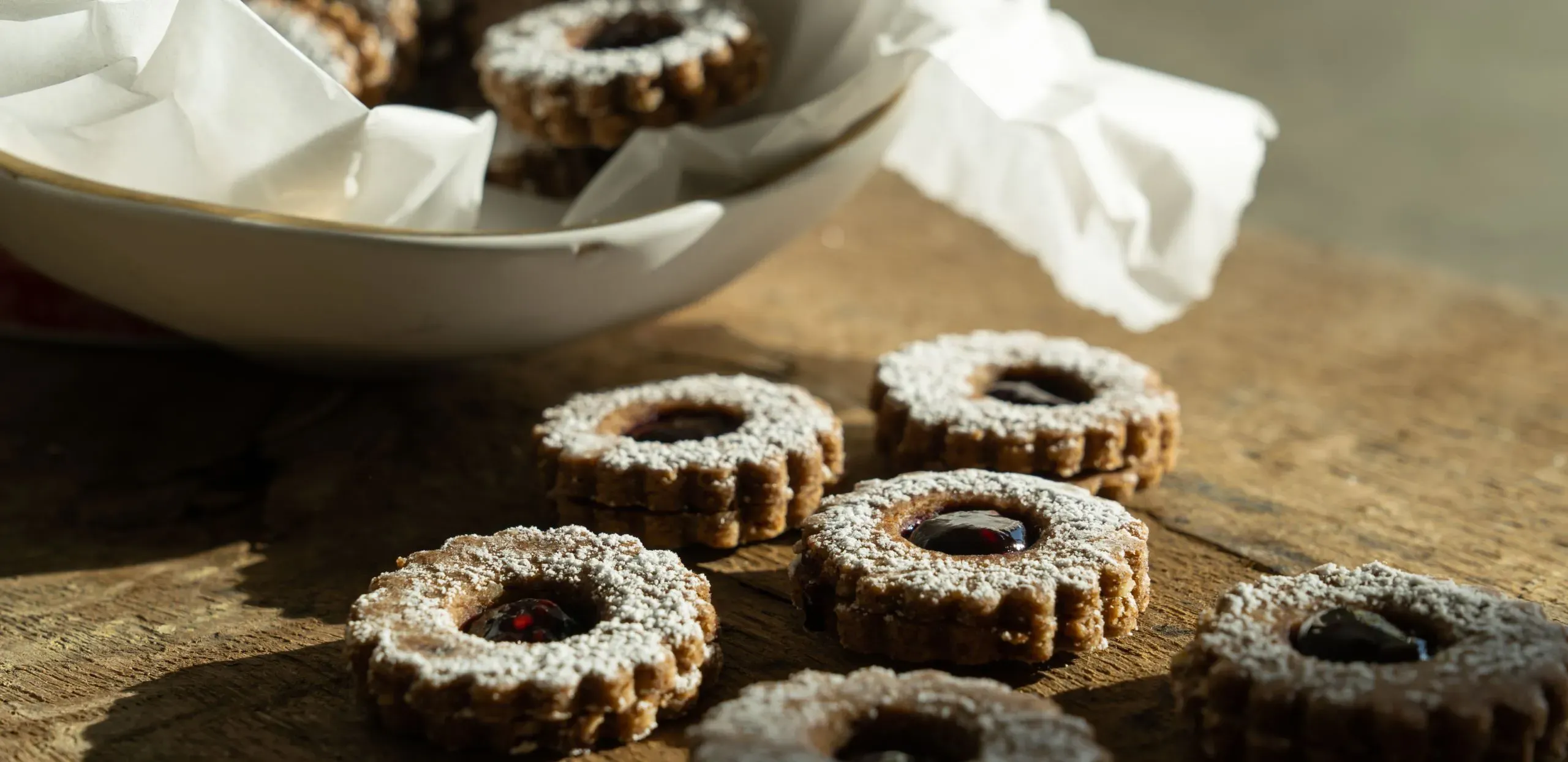 Haselnusskekse mit Haselnussmehl