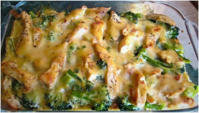 Hähnchen-Brokkoli Auflauf