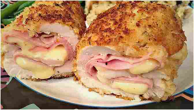 Hähnchenbrust mit Parmesankruste überbacken