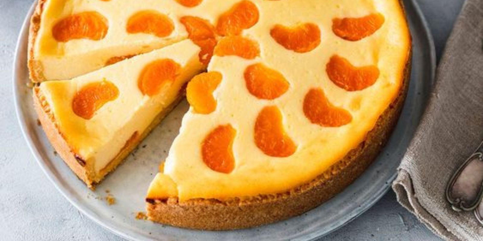 Himmlischer Käsekuchen mit Frischen Mandarinen – Ein Gaumenschmaus