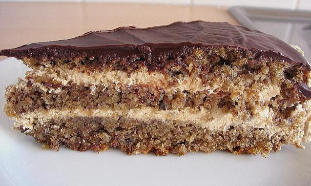 Kaffee Nuss Torte