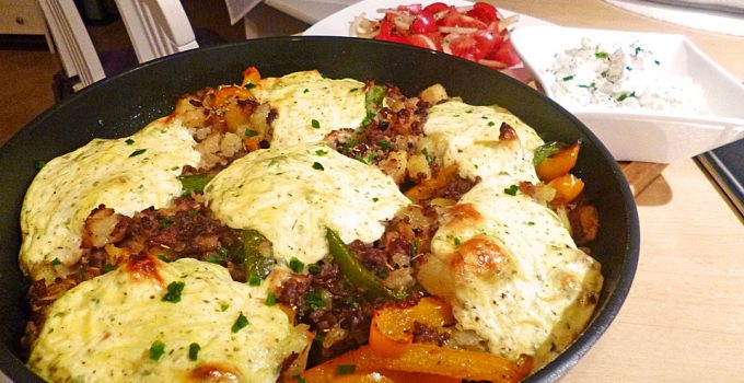 Kartoffel – Paprika – Pfanne mit Hackfleisch