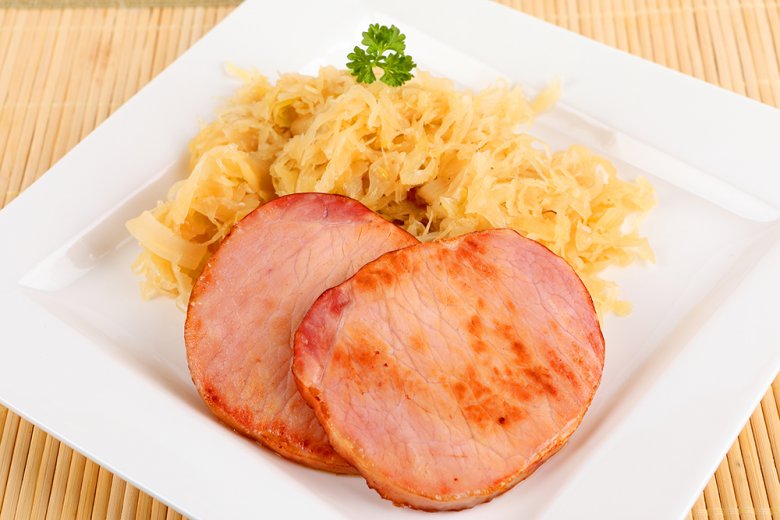 Kasslerkotelett mit Sauerkraut