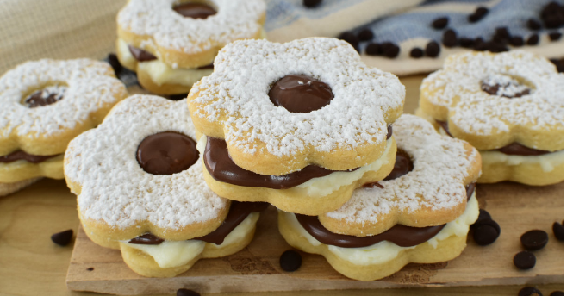 Kekse gefüllt mit Nutella und Mascarpone