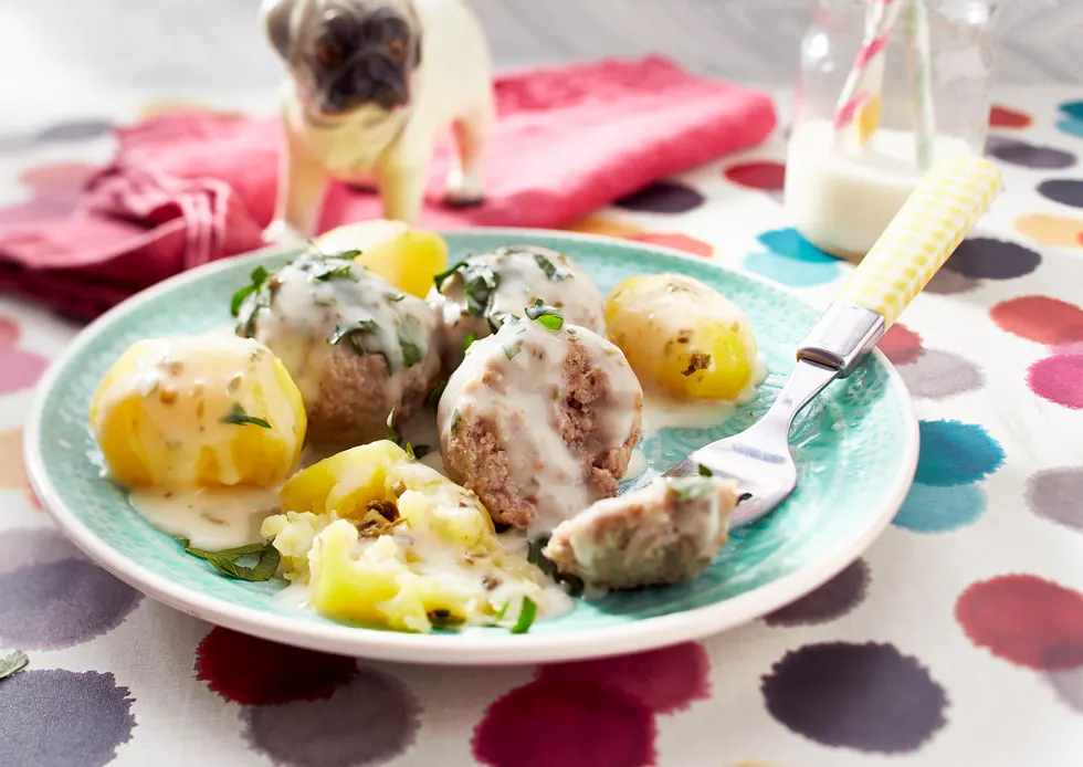 Königsberger Klopse mit Salzkartoffeln