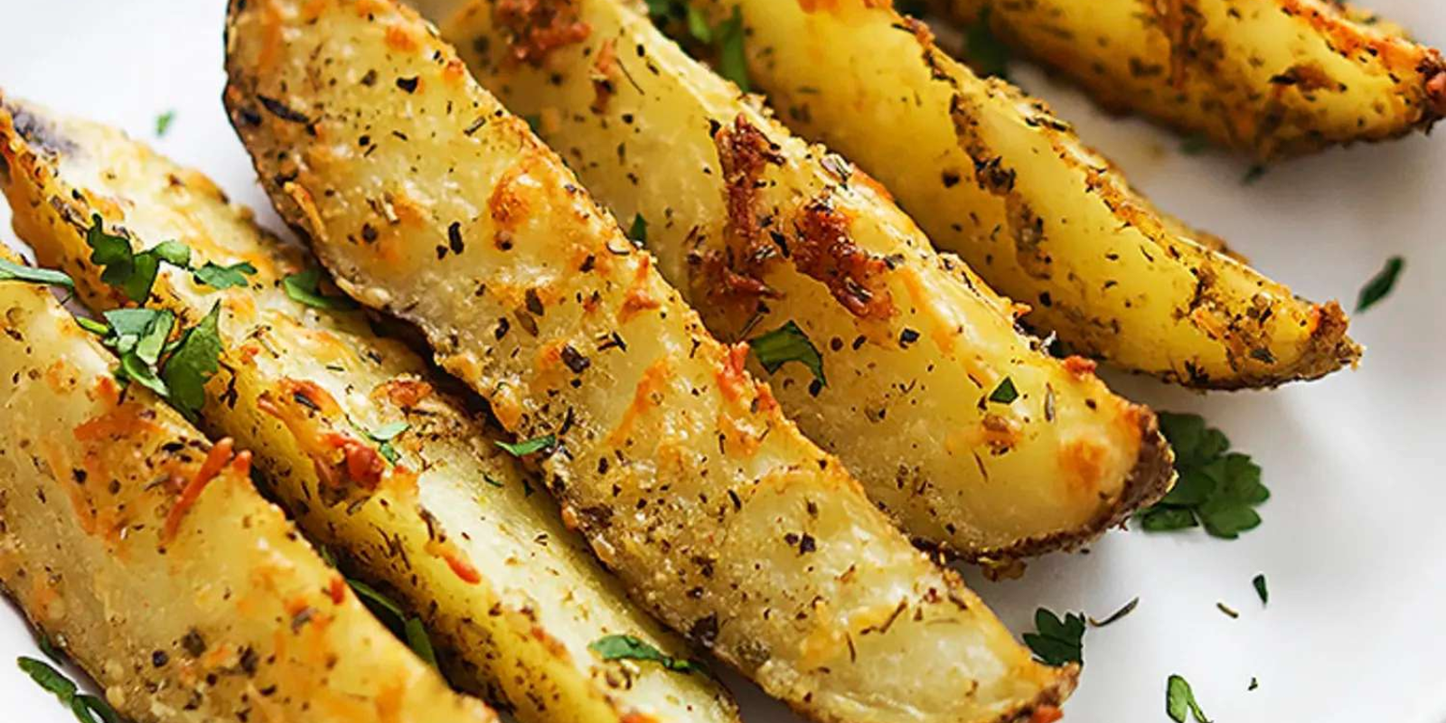 Knoblauch Kartoffelecken