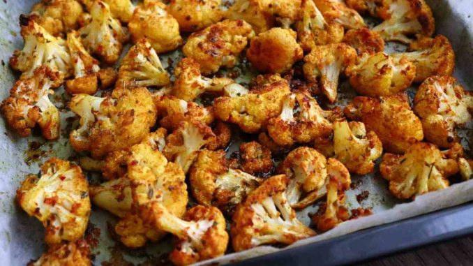 Knuspriger Blumenkohl aus dem Ofen