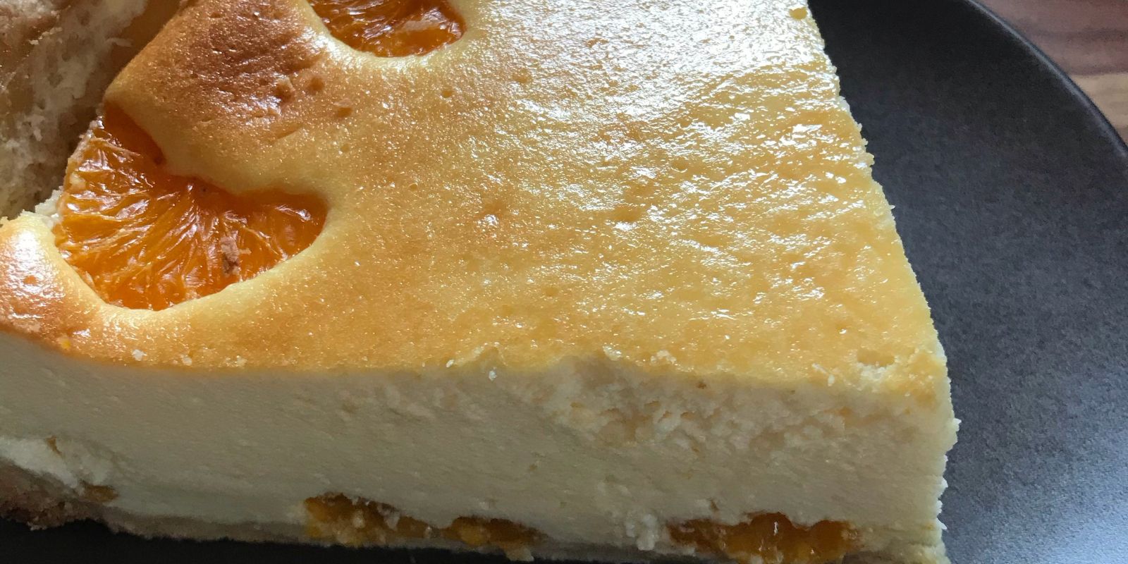 Kässekuchen mit Mandarinen