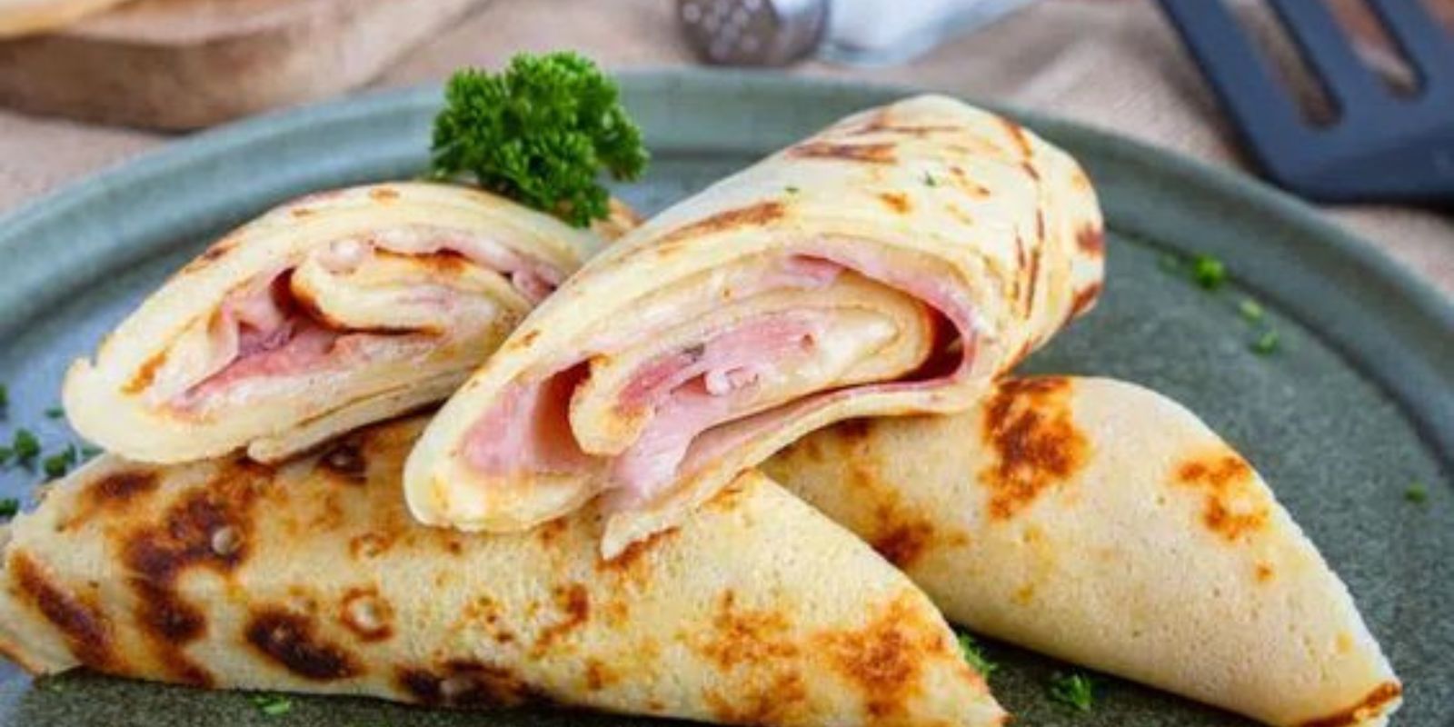 Kulinarische Wiederholung – Pfannkuchen mit Schinken und Käse