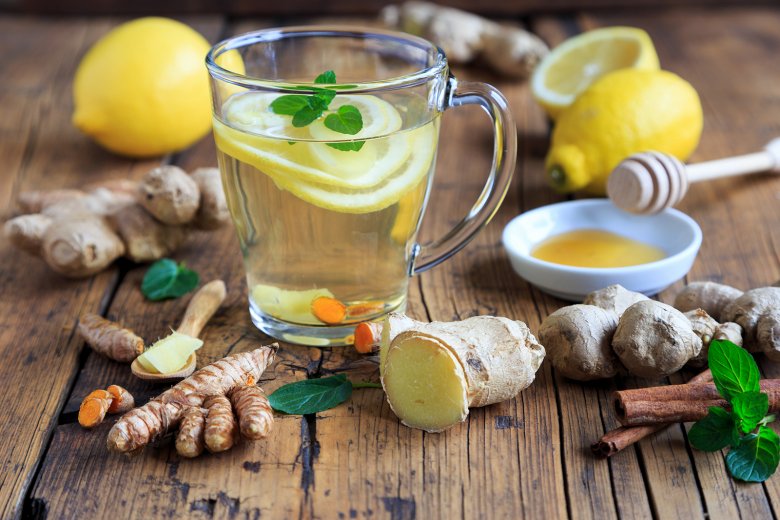 Kurkuma-Ingwer-Tee