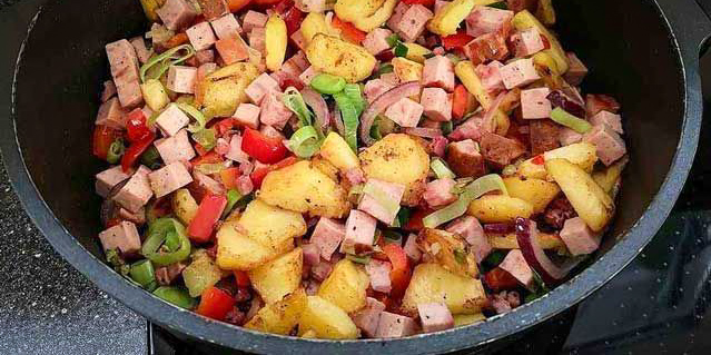 LEBERKÄSE – PFANNE