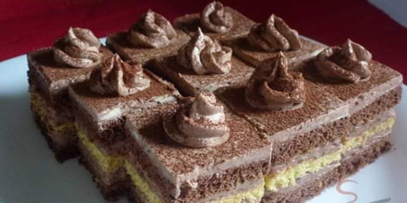 Leckere Schokoladenschnitte