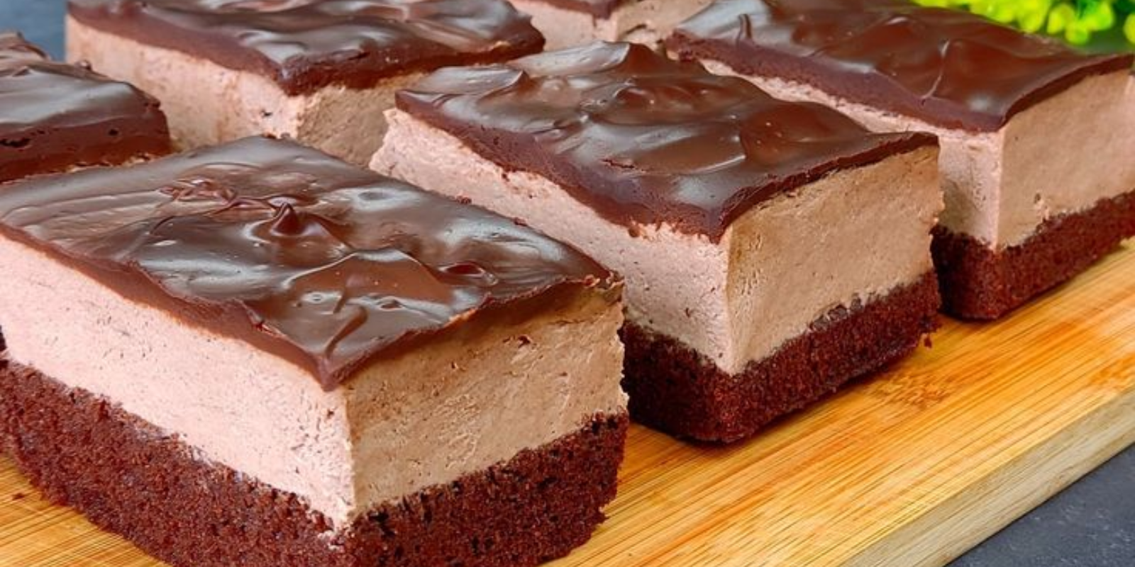 Leckere Schokoladenschnitte